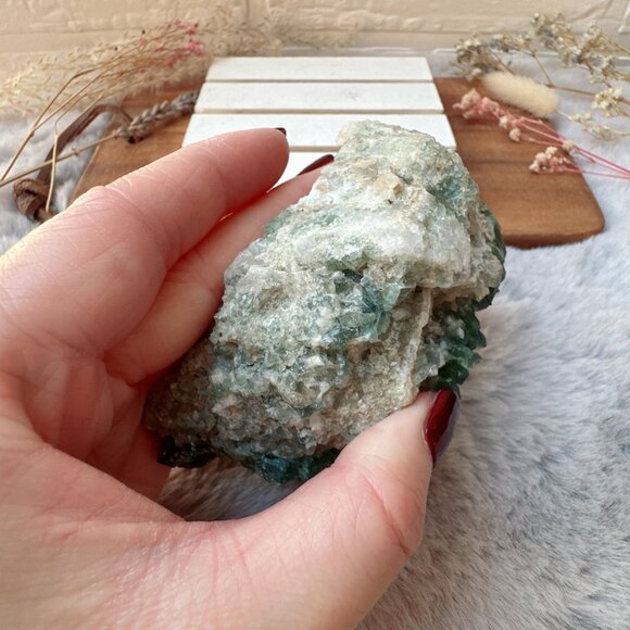 Gorgeous UV Reactive Madagascan Raw Fluorite Cluster Specimen - Picture 8 of 10